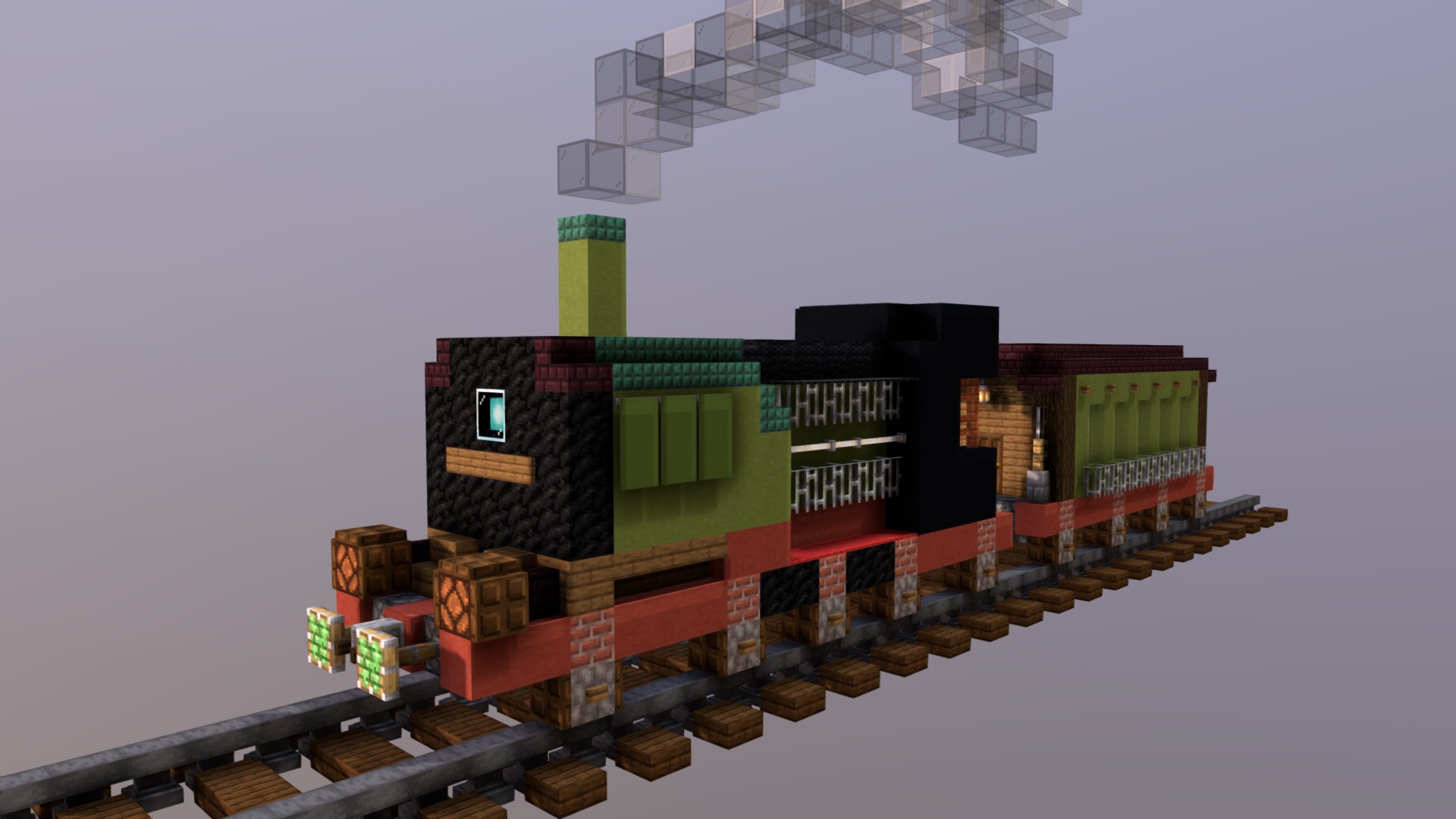 Steam Train 3d model