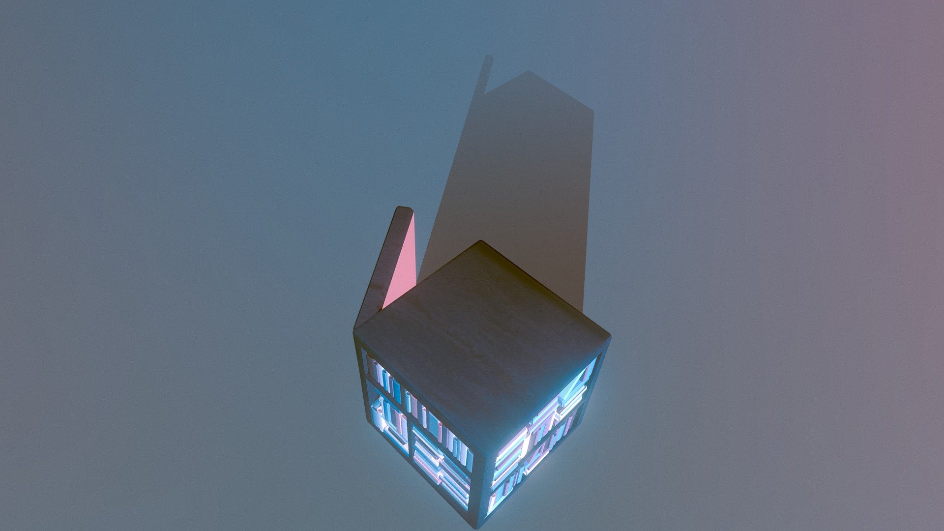 Cube draft 3d model