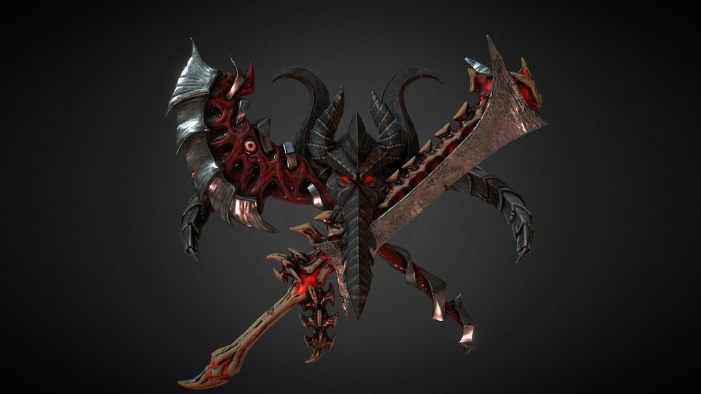 Sword And Axe 3d model