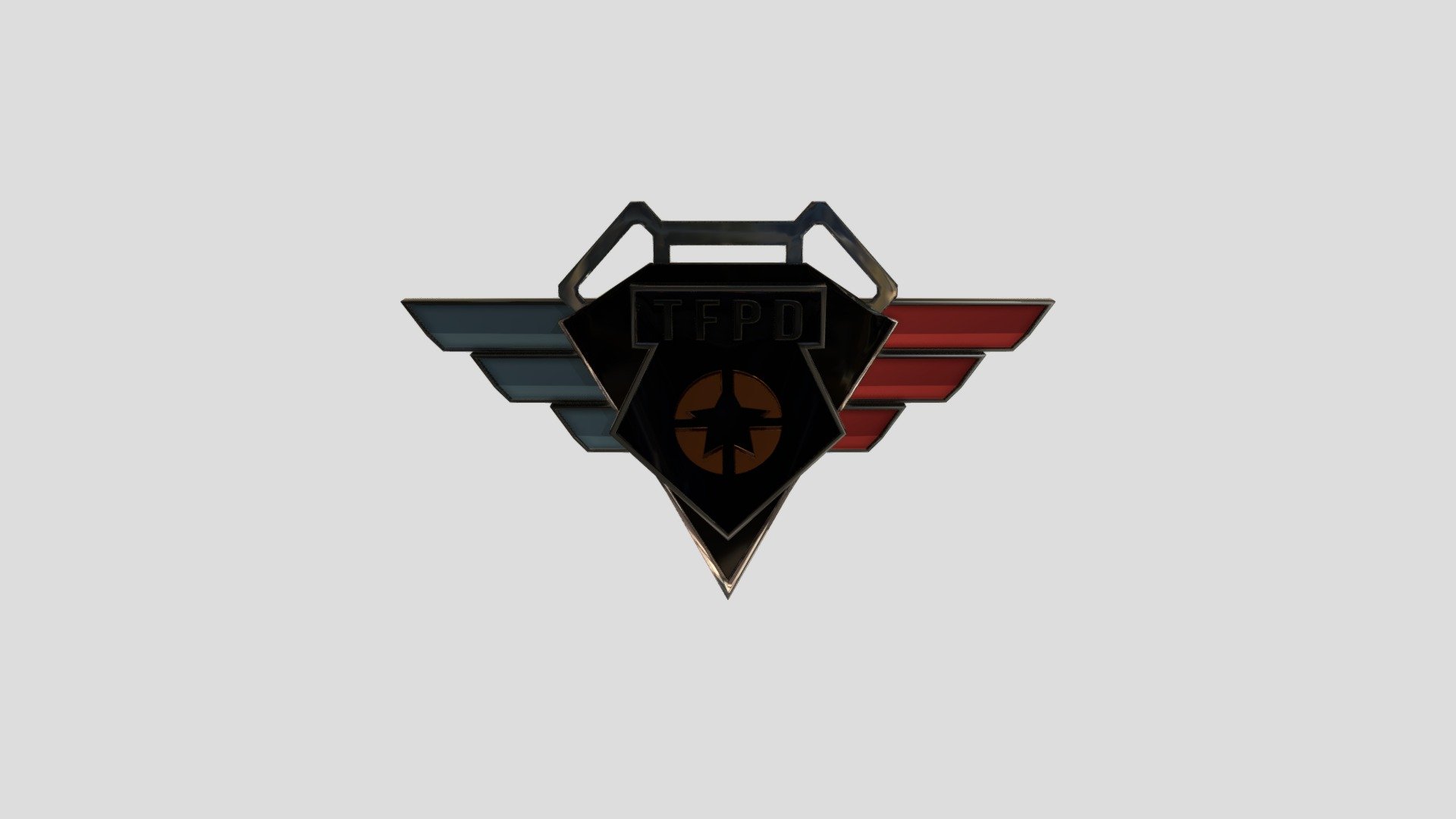 TFPD Badge 3d model