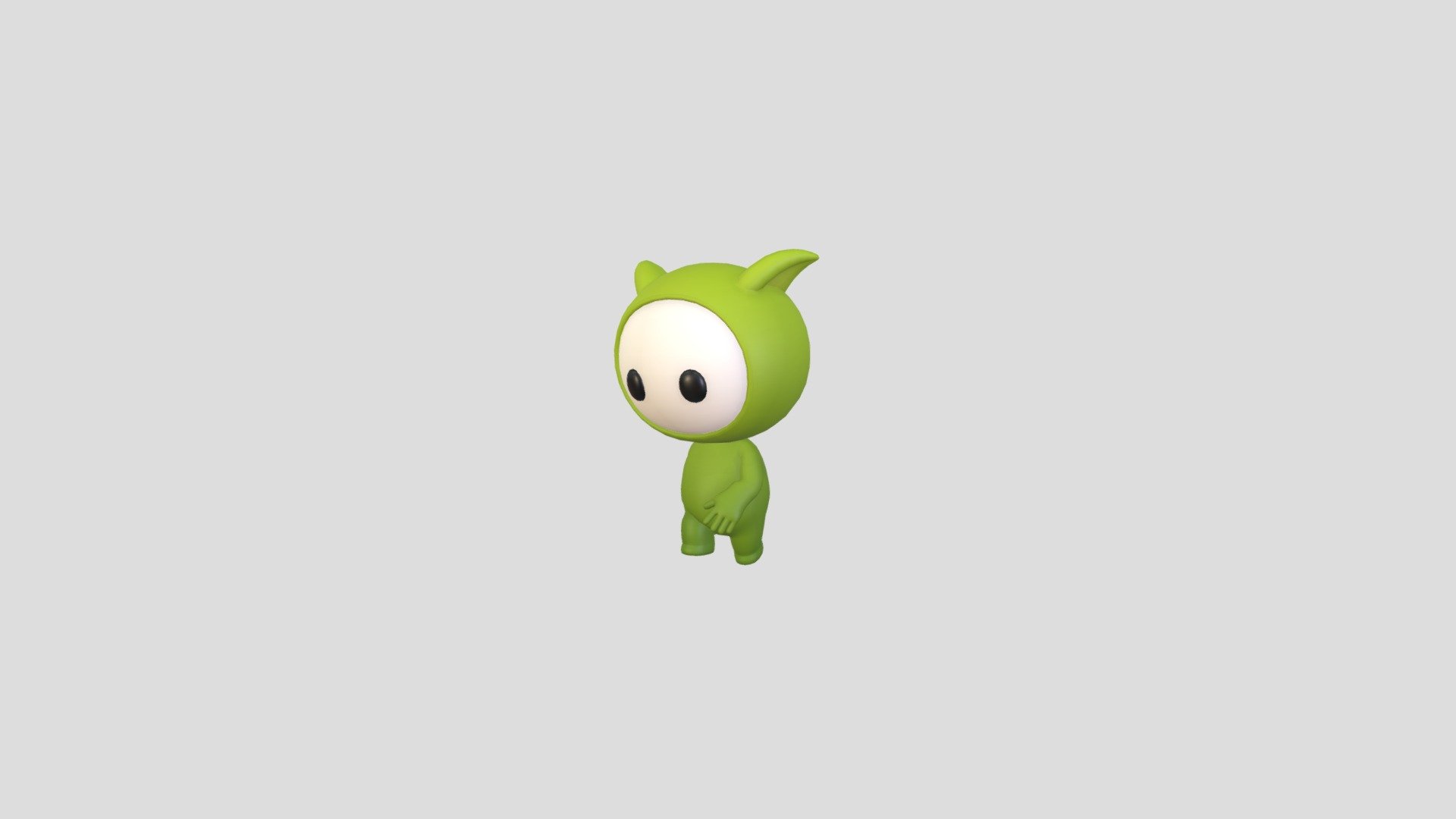 Character257 Rigged Mascot 3d model