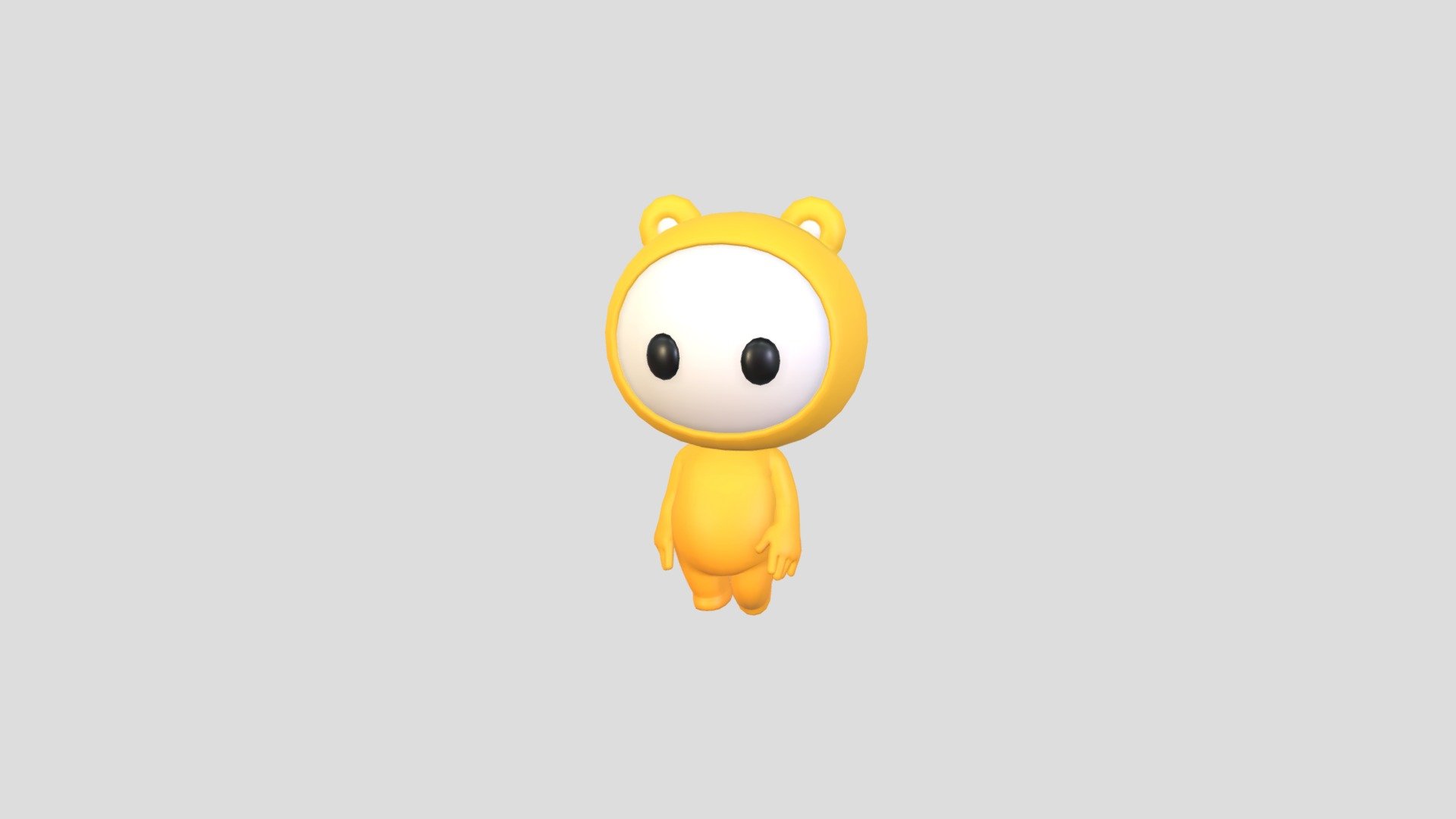 Character264 Rigged Mascot 3d model