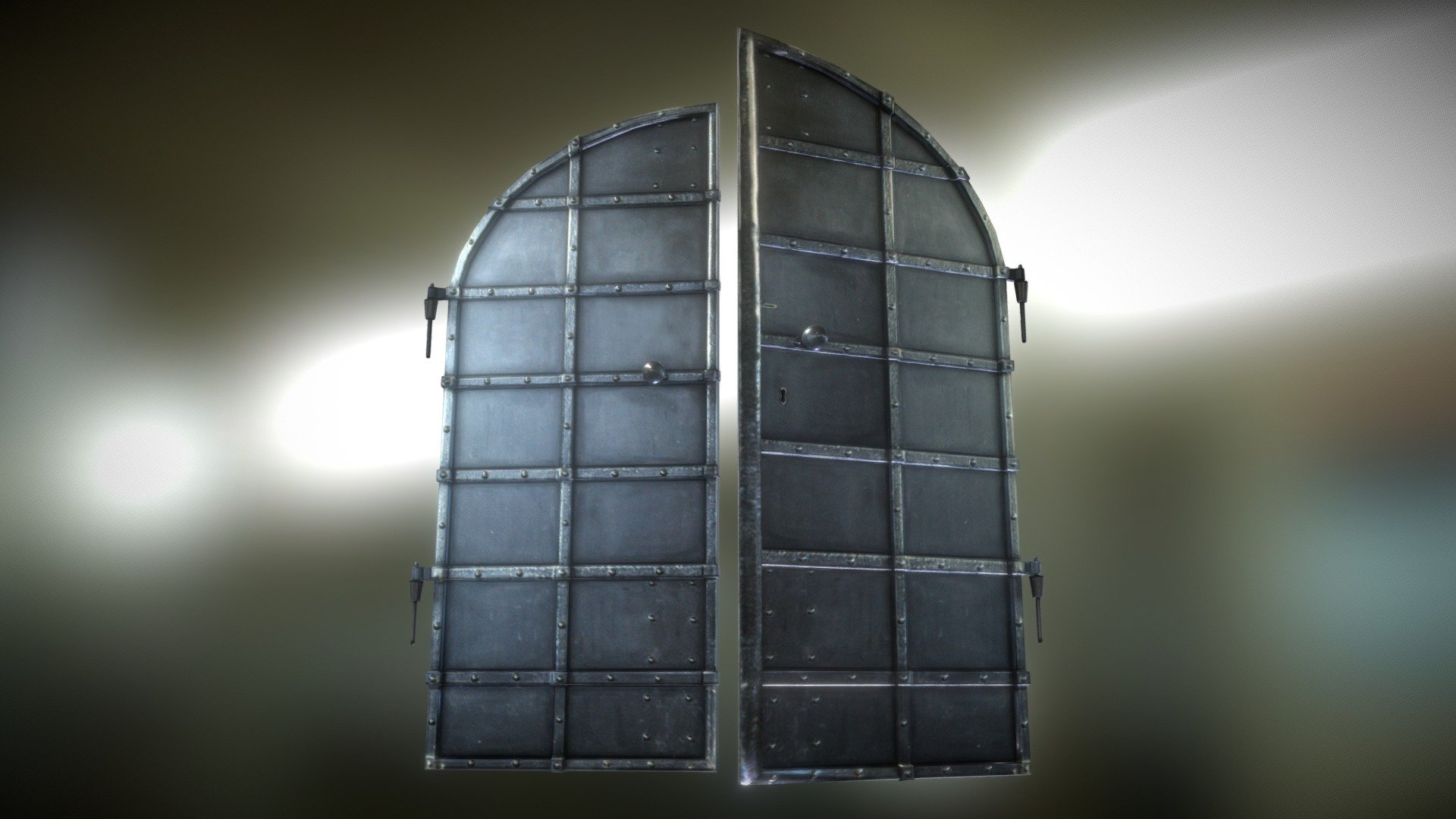 Old basementdoor 3d model