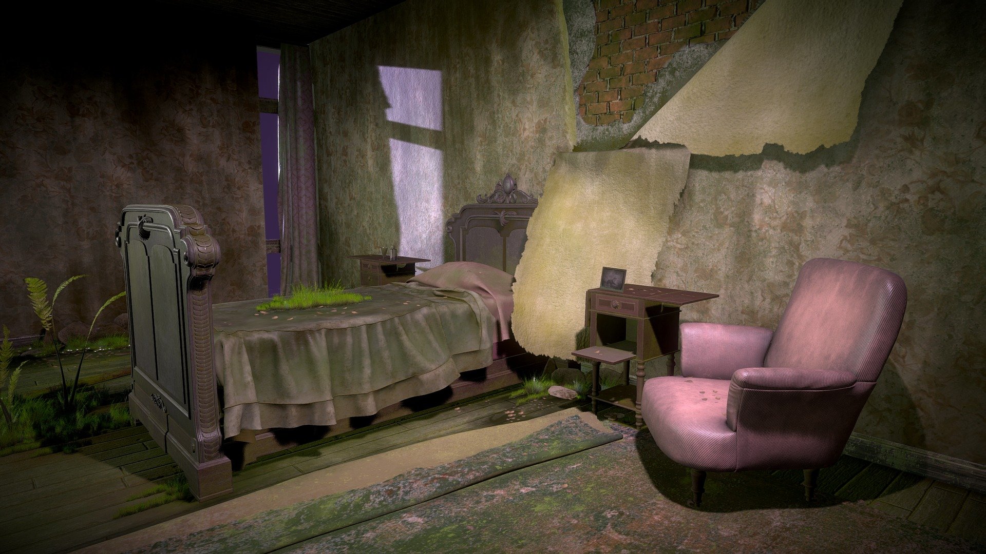 Abandoned Room 3d model