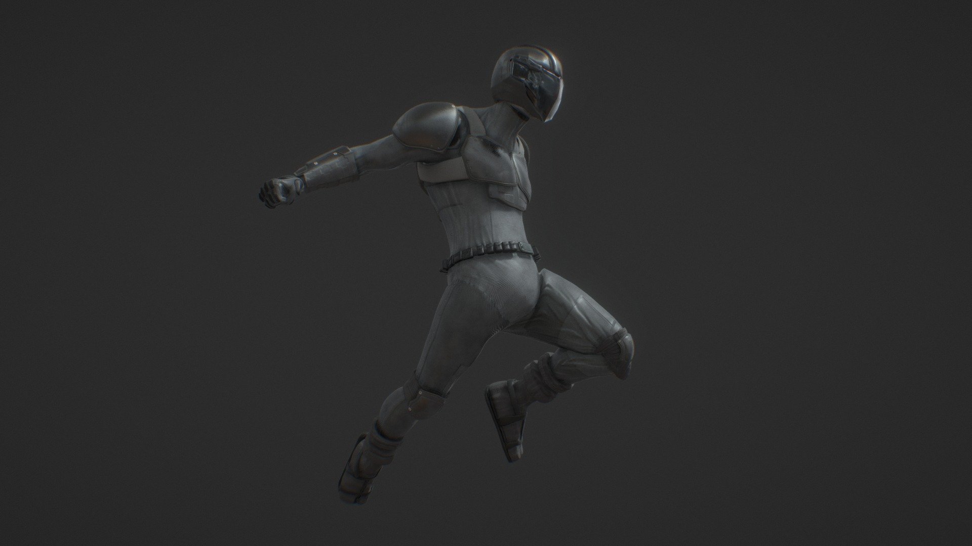 Military Ninja 3d model