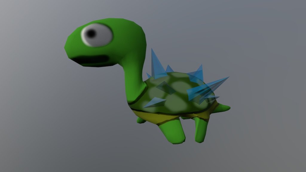 Cartoon Turtle WiP v1 3d model