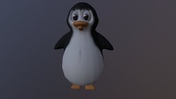 Cartoon Penguin WiP v3