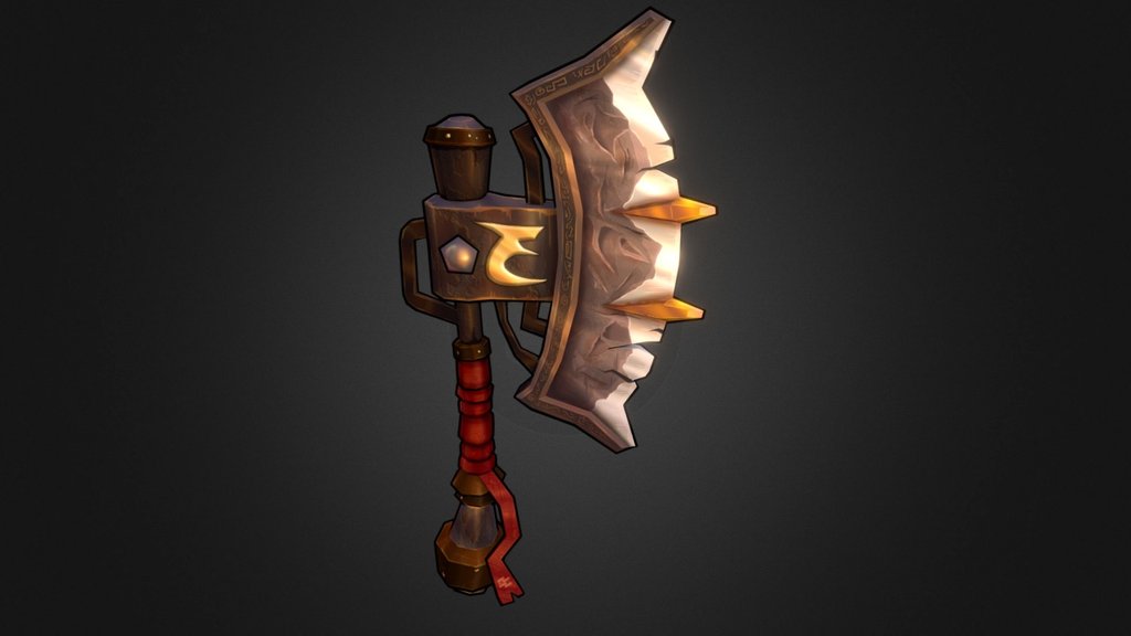 Axe (3d borderlands style) 3d model