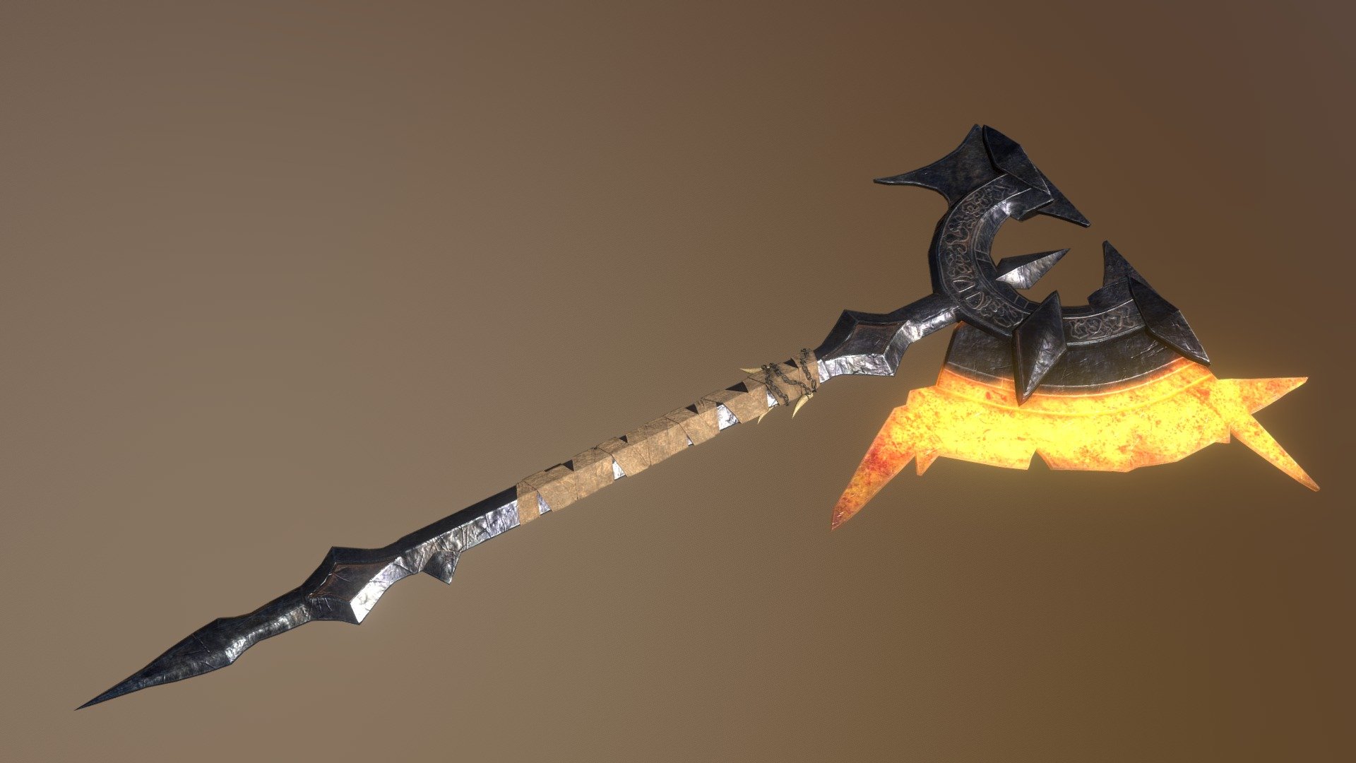 Fantasy Axe 3d model