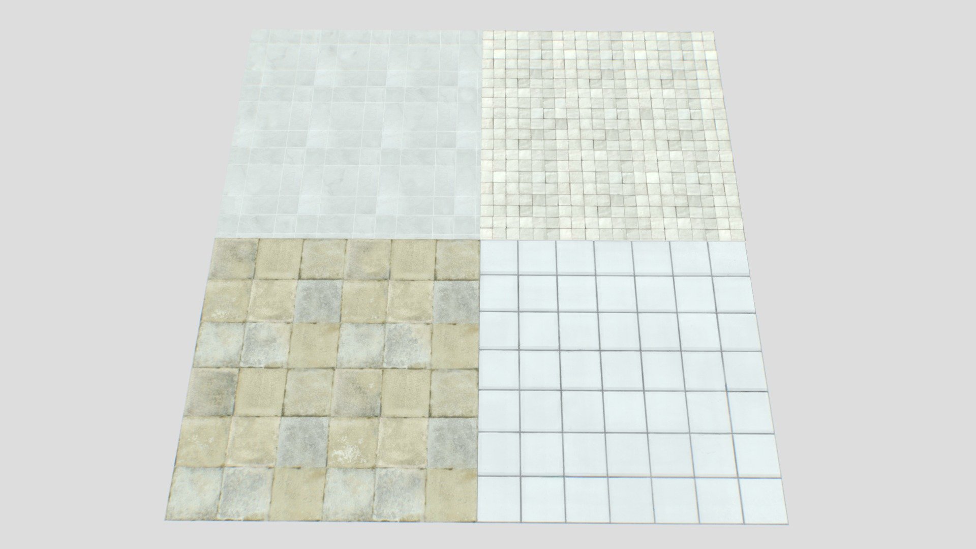 Wall and Floor Tiles Textures pack 1 3d model