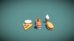 Cartoon food