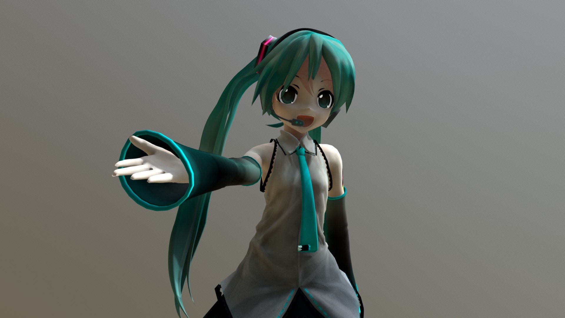 Hatsune Miku (Blender) 3d model