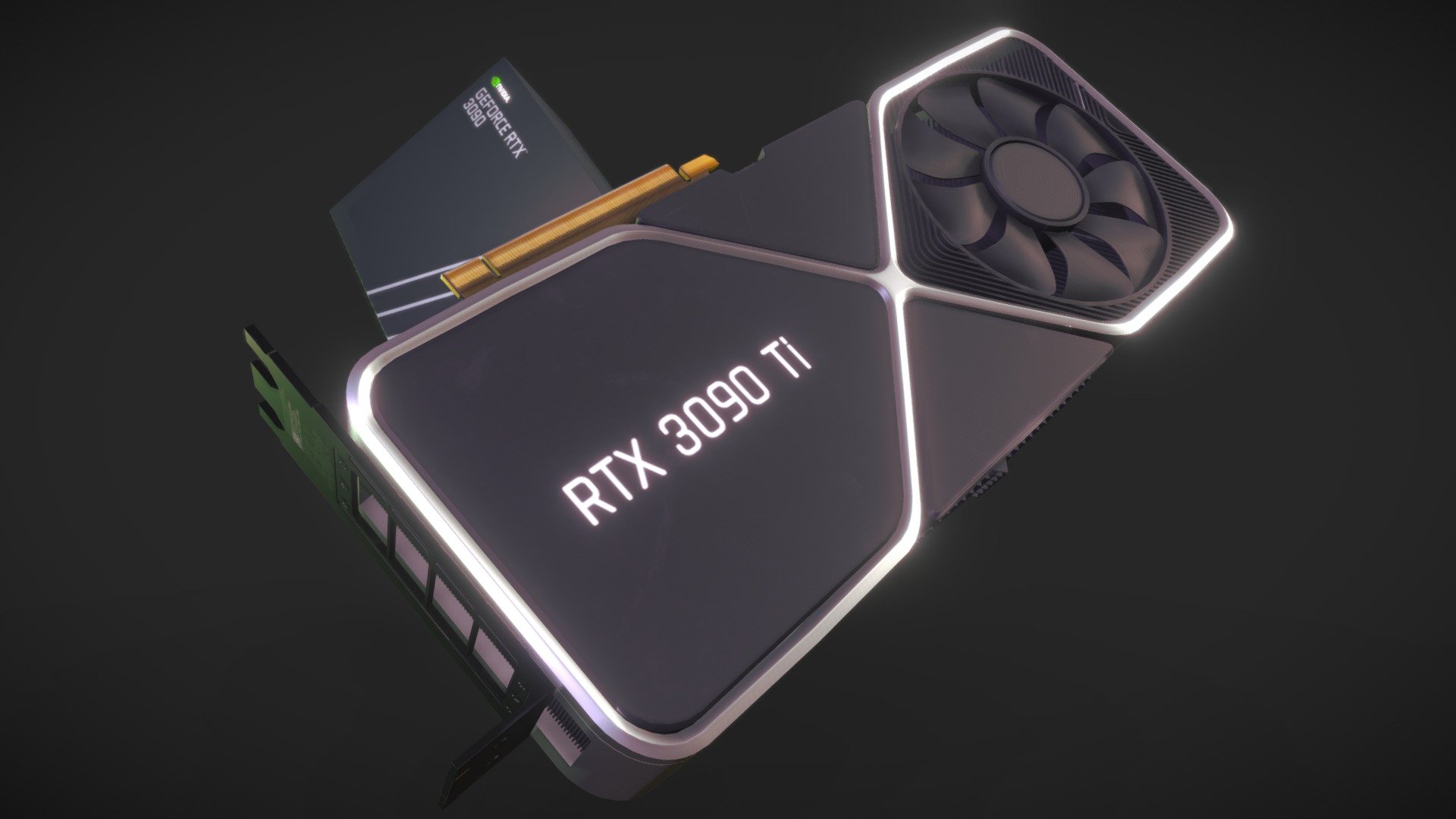 RTX 3090 TI 3d model