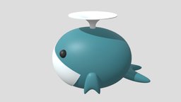 Cartoon Cute Whale