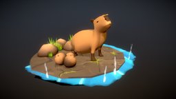 Capybara Chilling