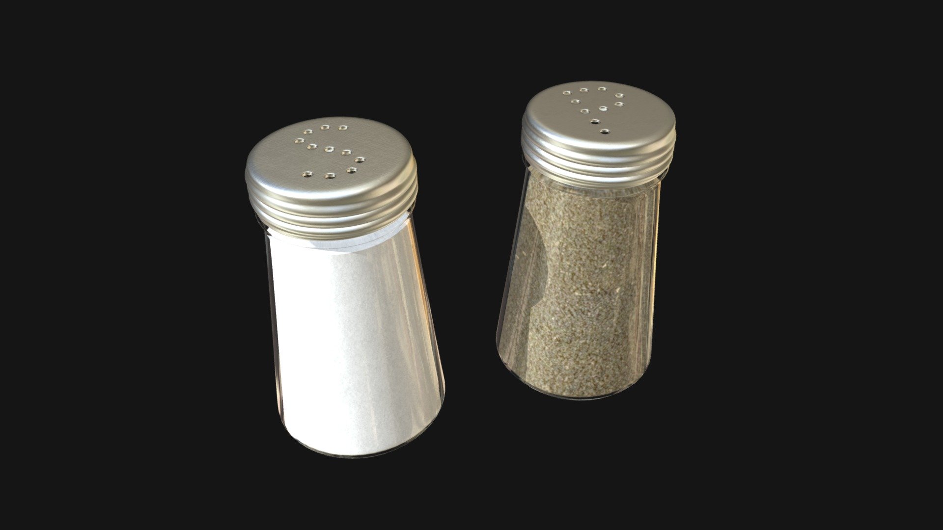 Salt and pepper 3 3d model