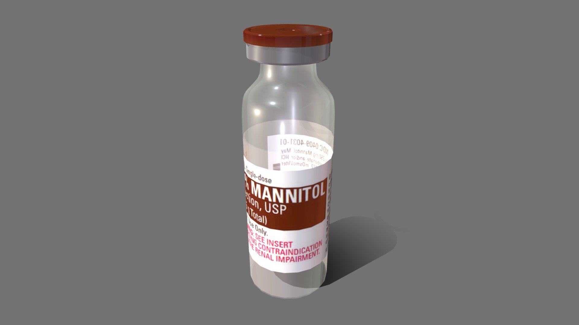 Mannitol 3d model