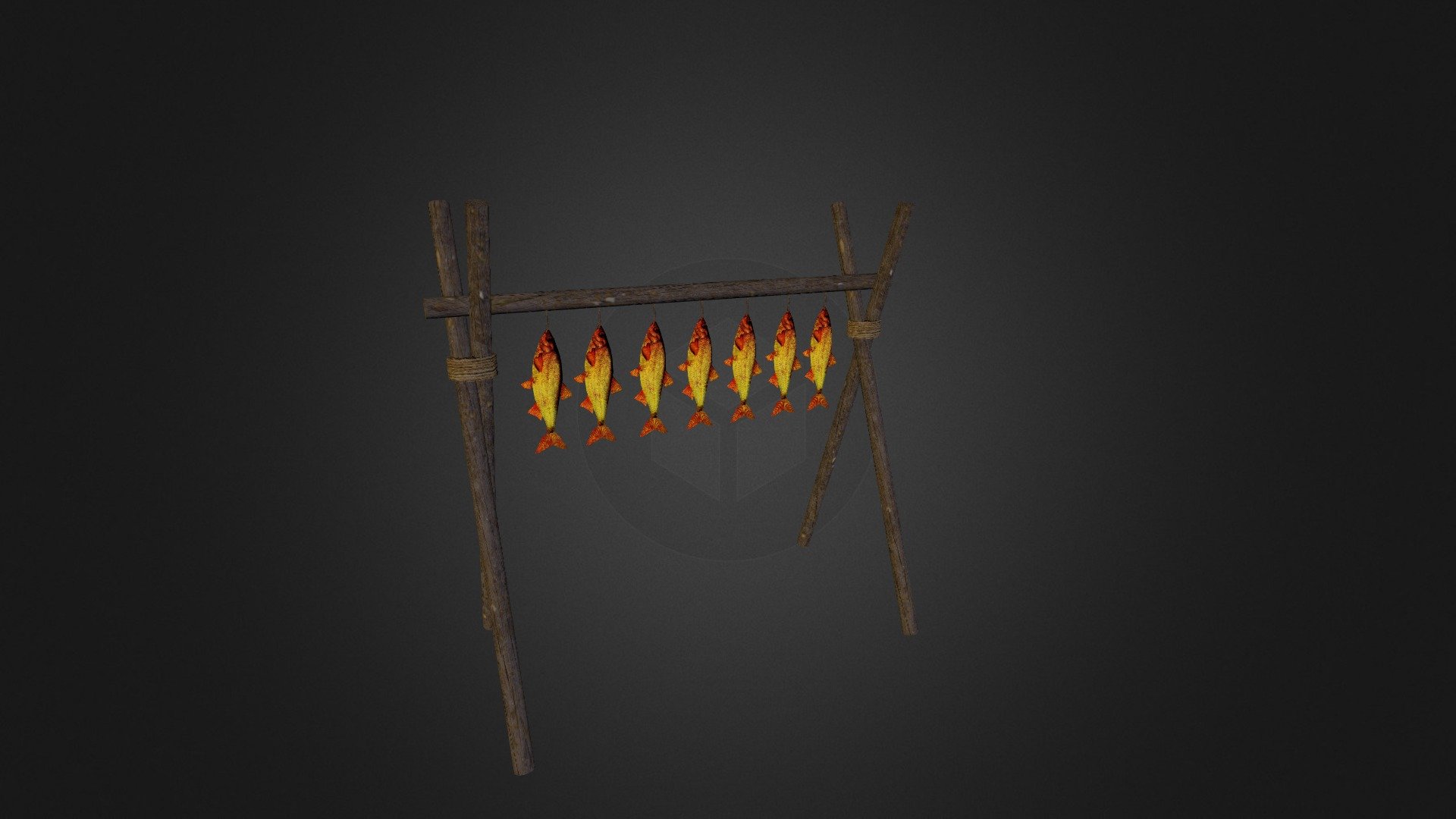 Fish Stand 3d model