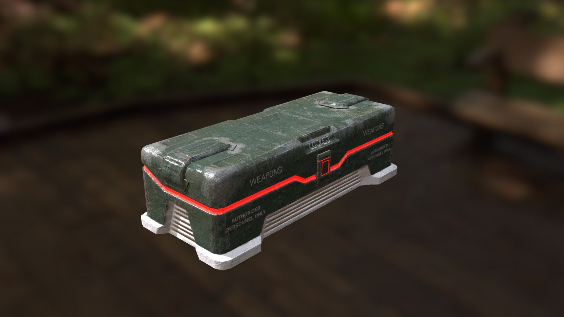 Weapons Chest 3d model