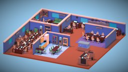 Isometric office 3