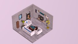 isometric room