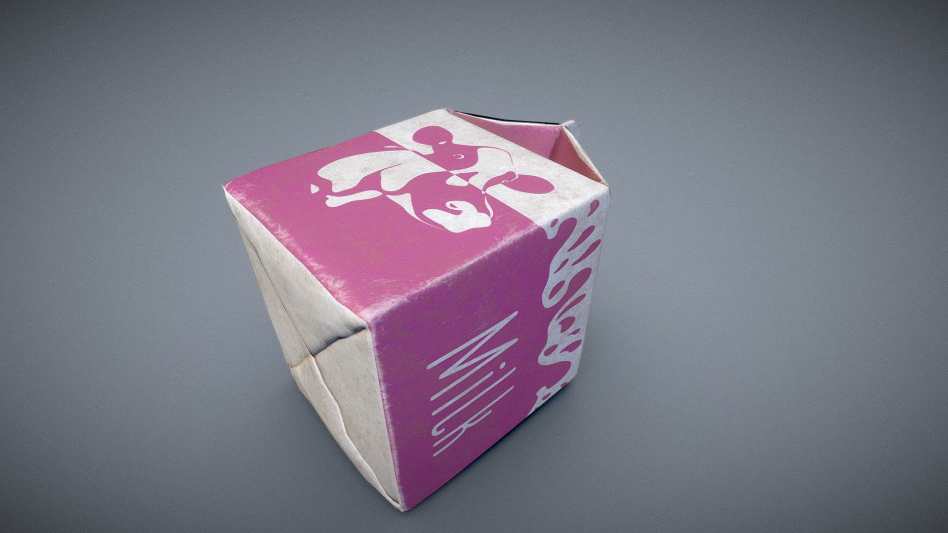 Milk Carton 3d model