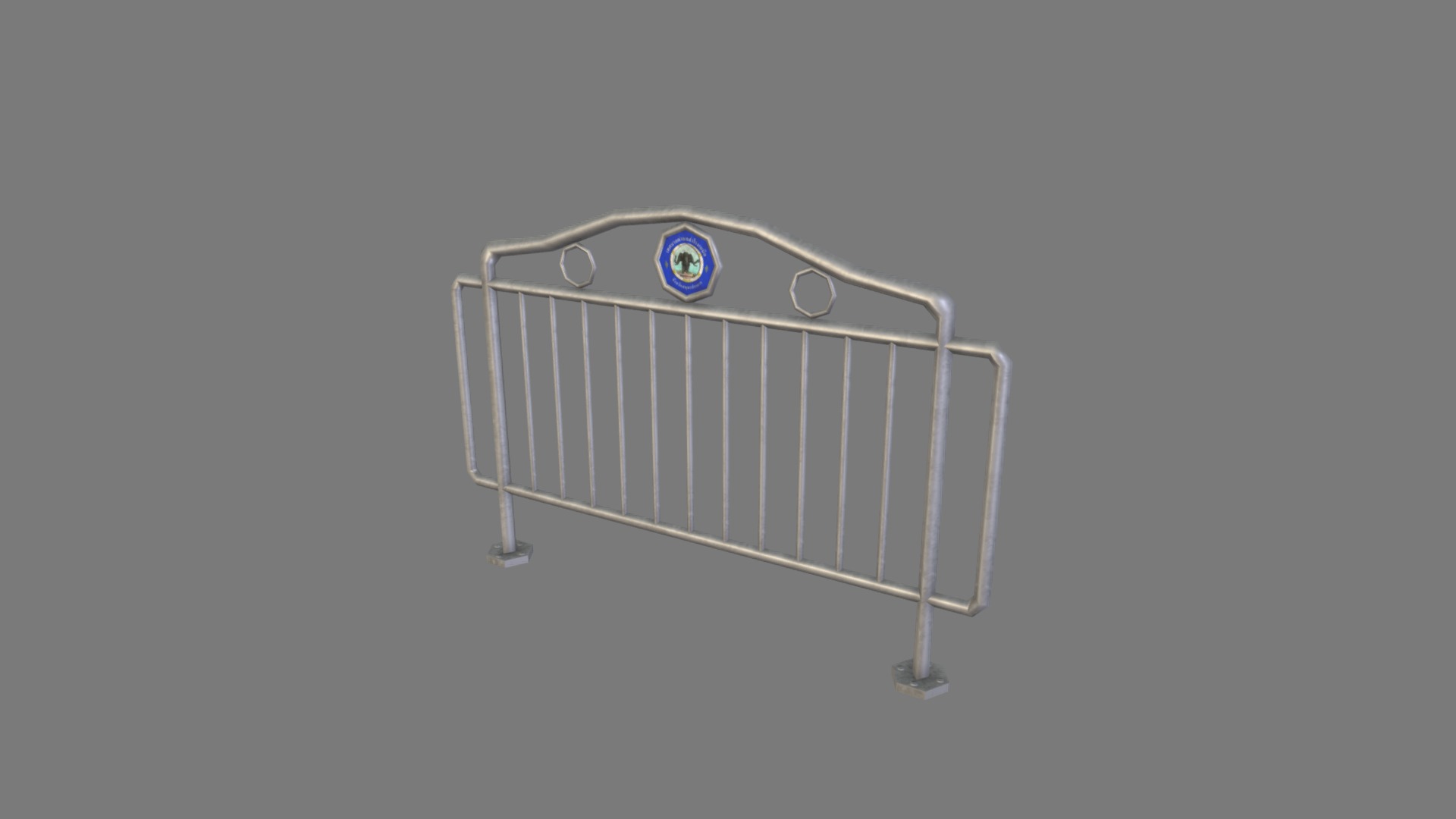 Fence model 05 3d model