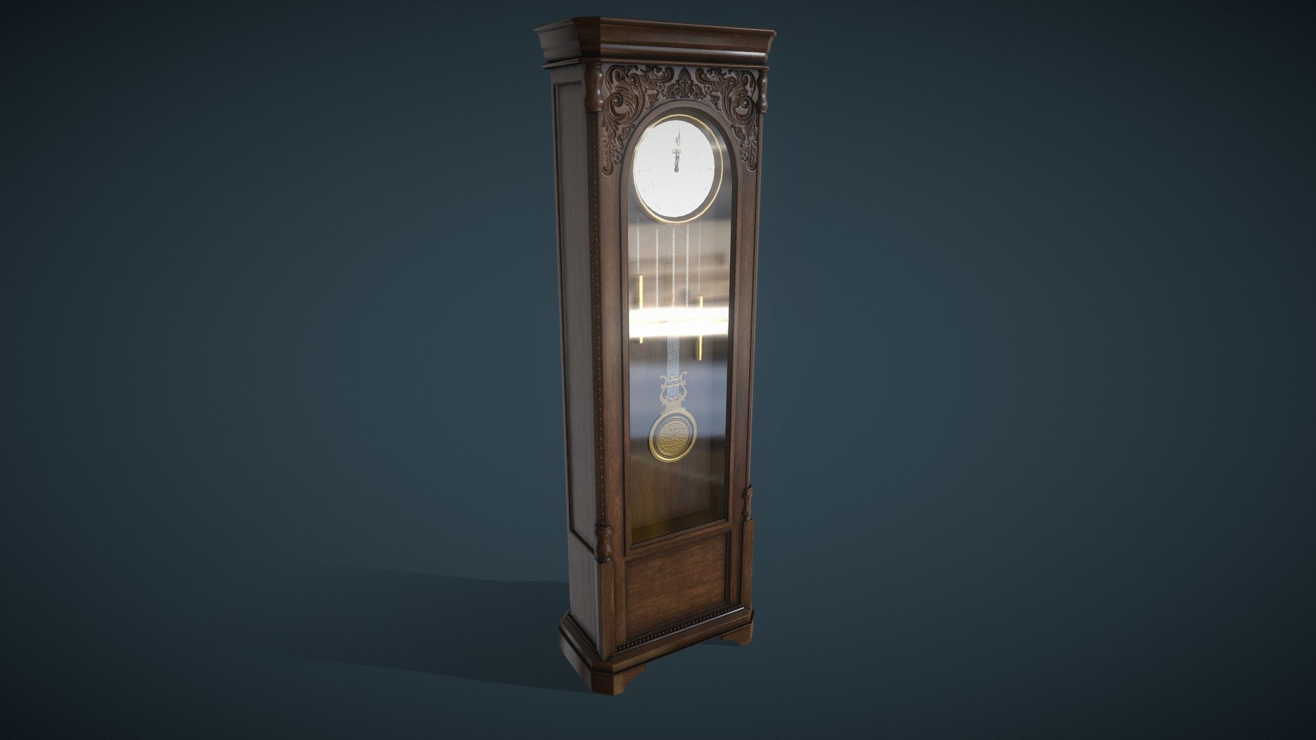 Grandfather Clock 3d model