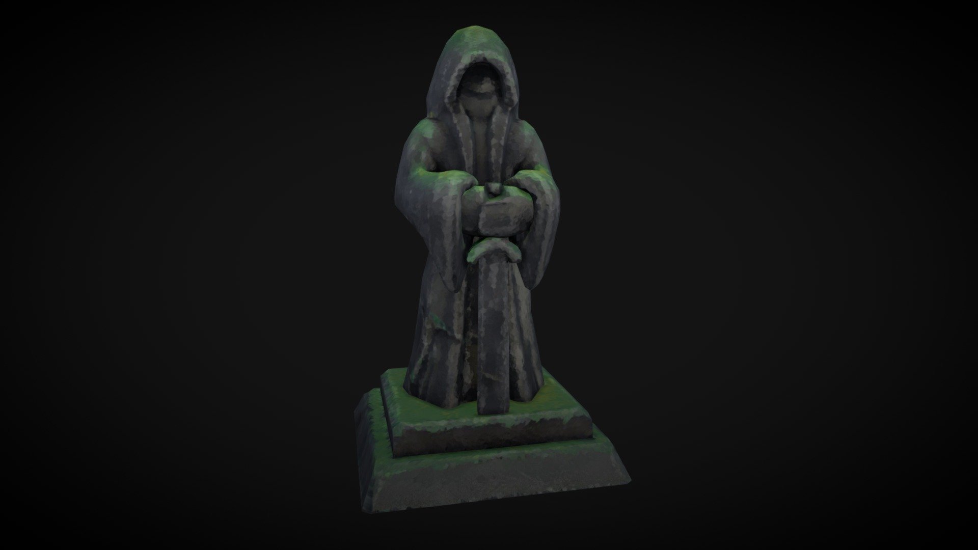 Stylized Statue 3d model