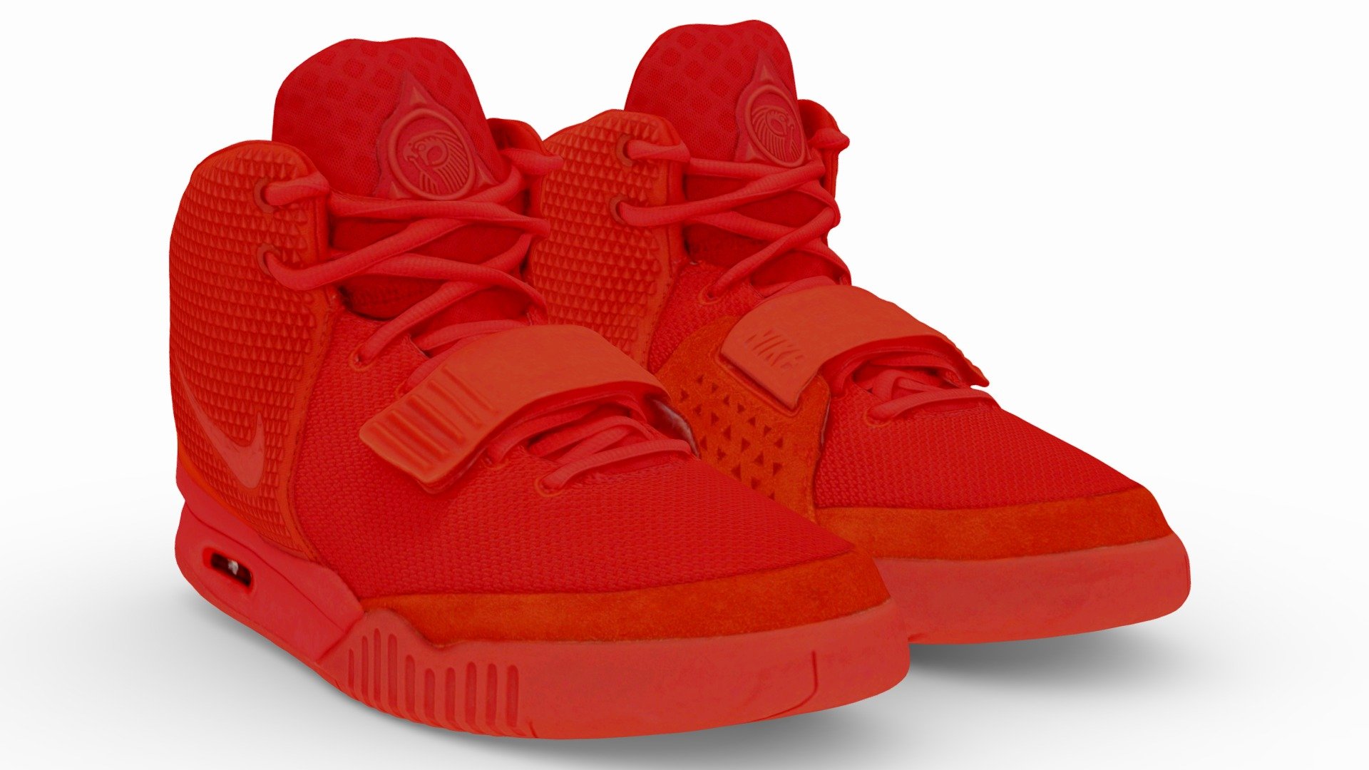 Nike Air Yeezy 2 Red October 3d model