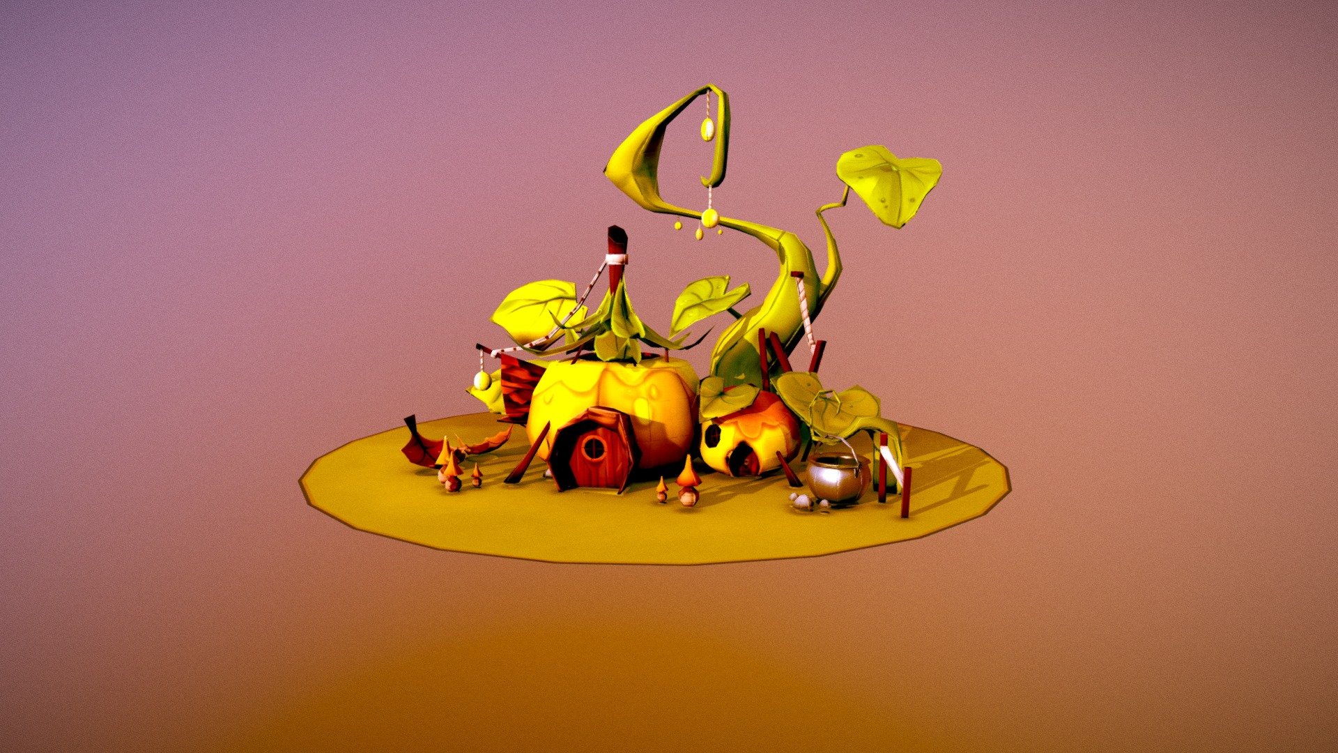 "Autumn House" 3d model