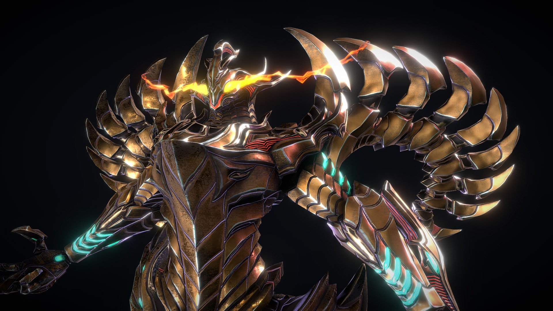 Ark Dragon Origin 3d model