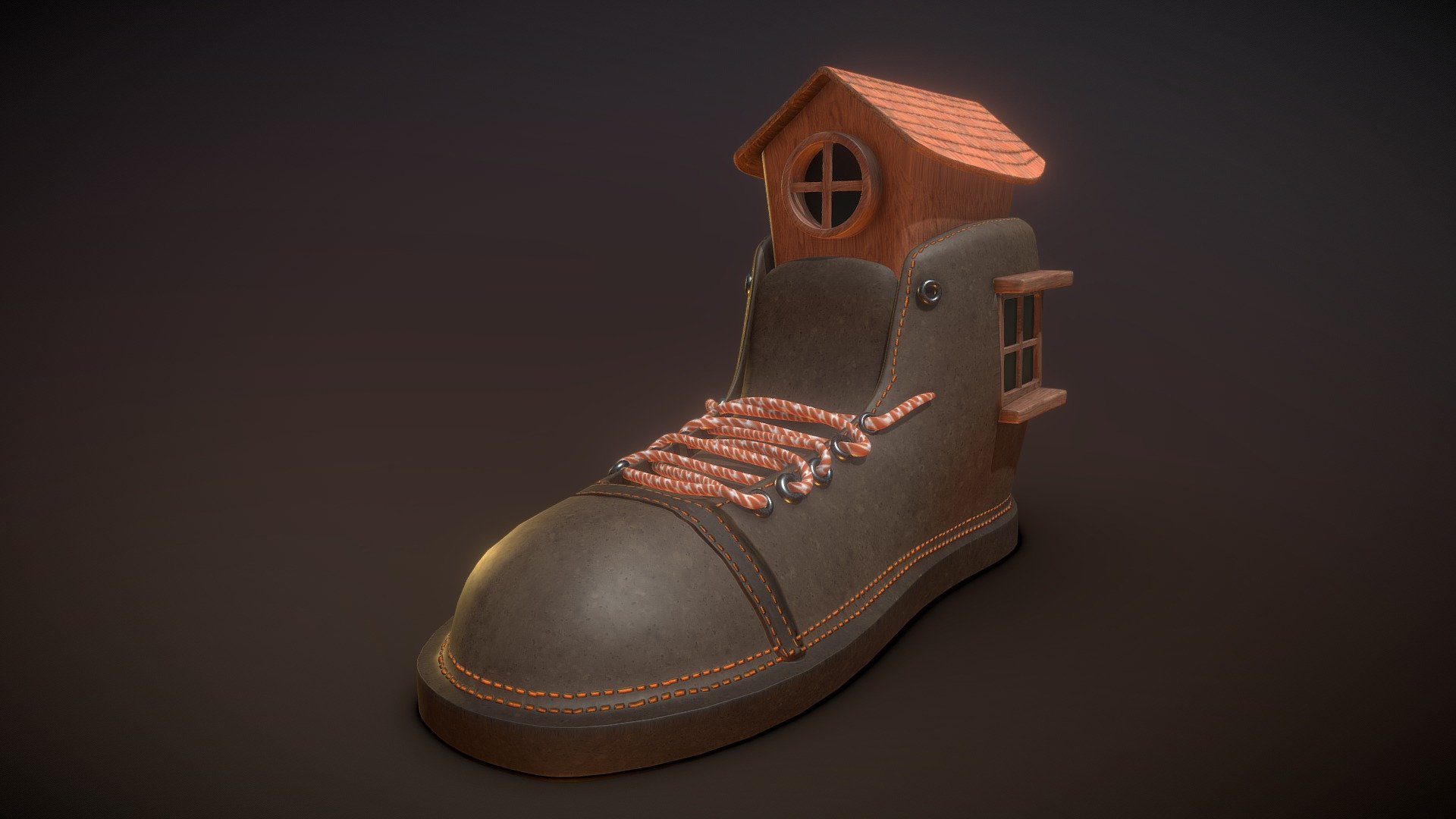 shoe house 3d model