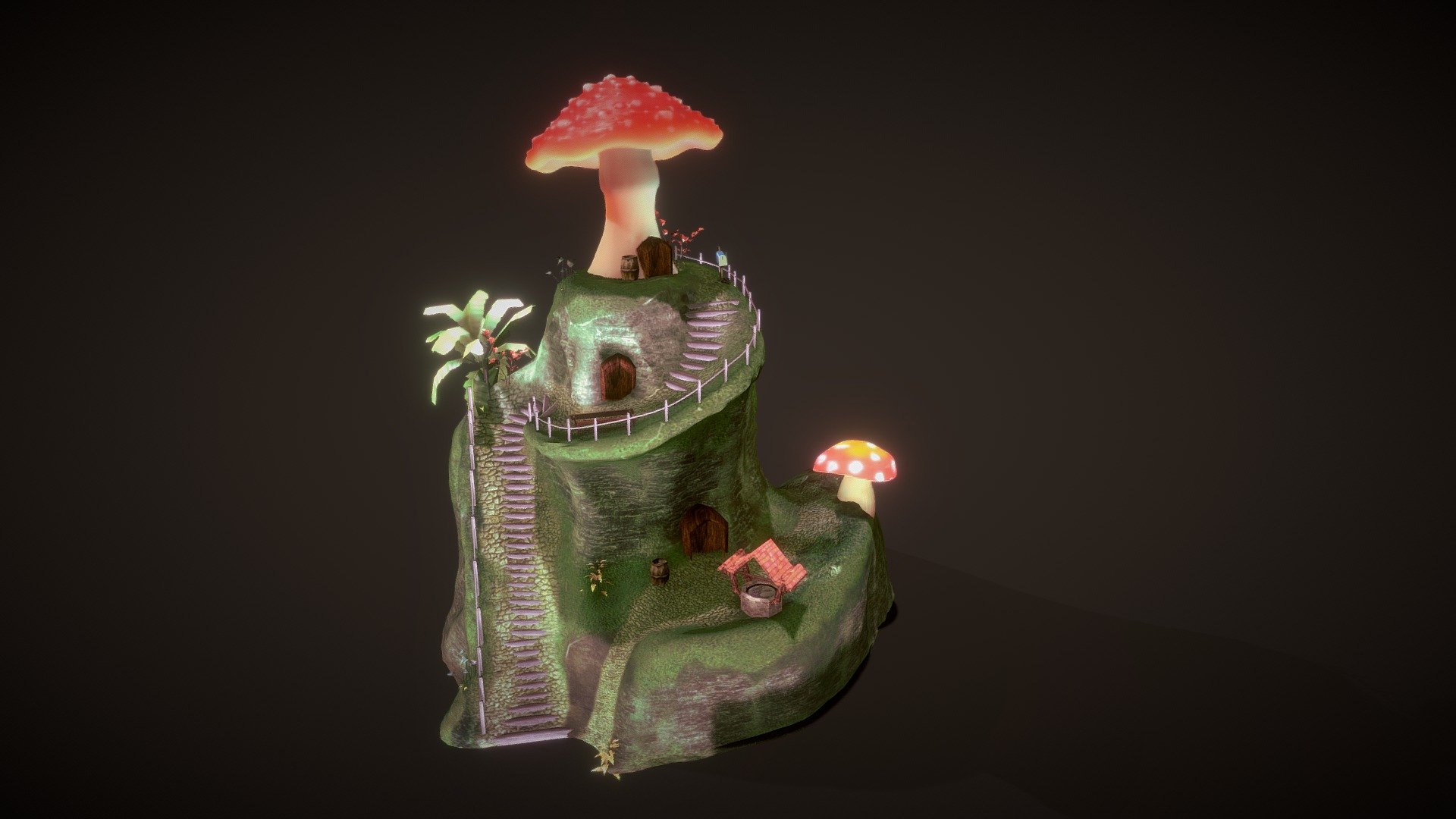 Fungus Nest 3d model