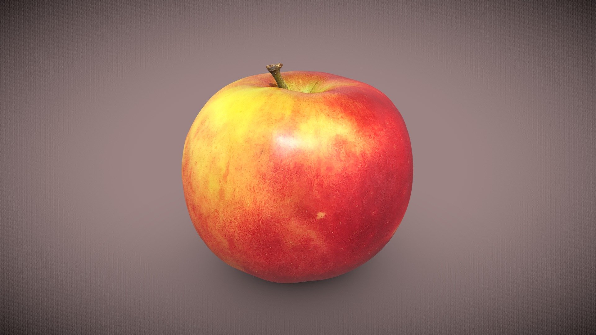 Яблоко | Red Apple [Scan] 3d model