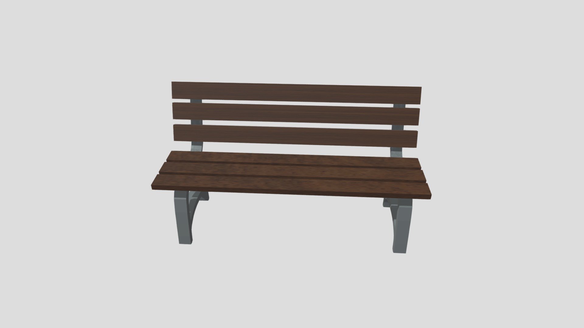 Park Bench 3d model