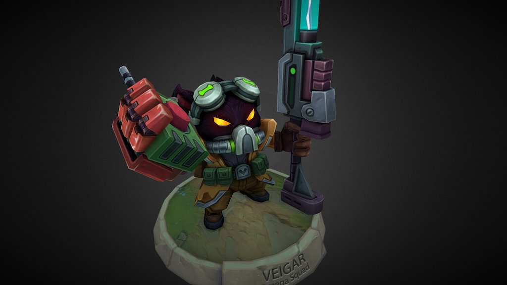 Veigar_Omega Squad 3d model