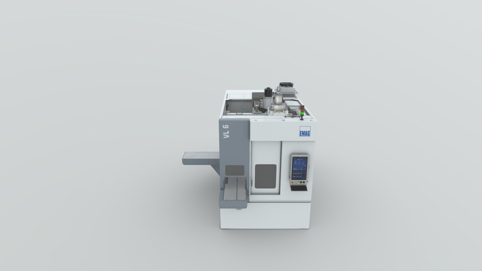 VL 6 – Vertical Lathe 3d model