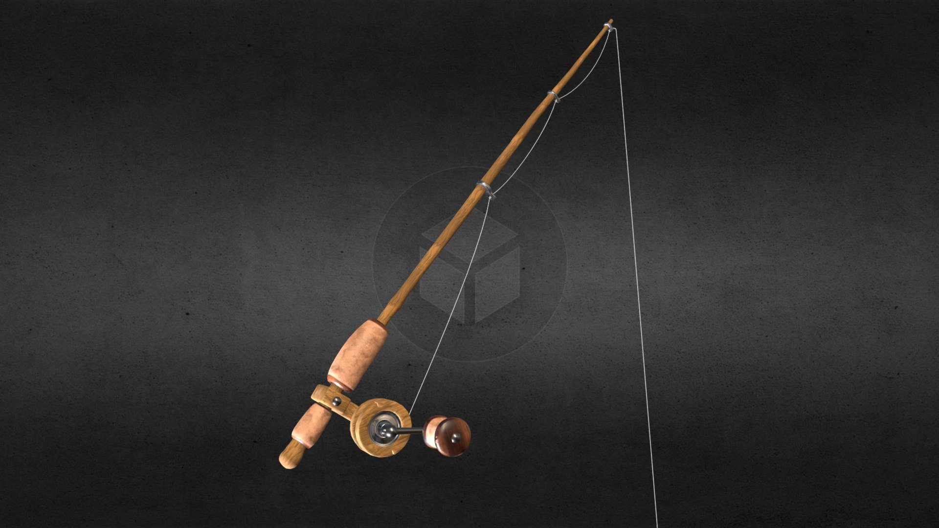 Fishing rod 3d model