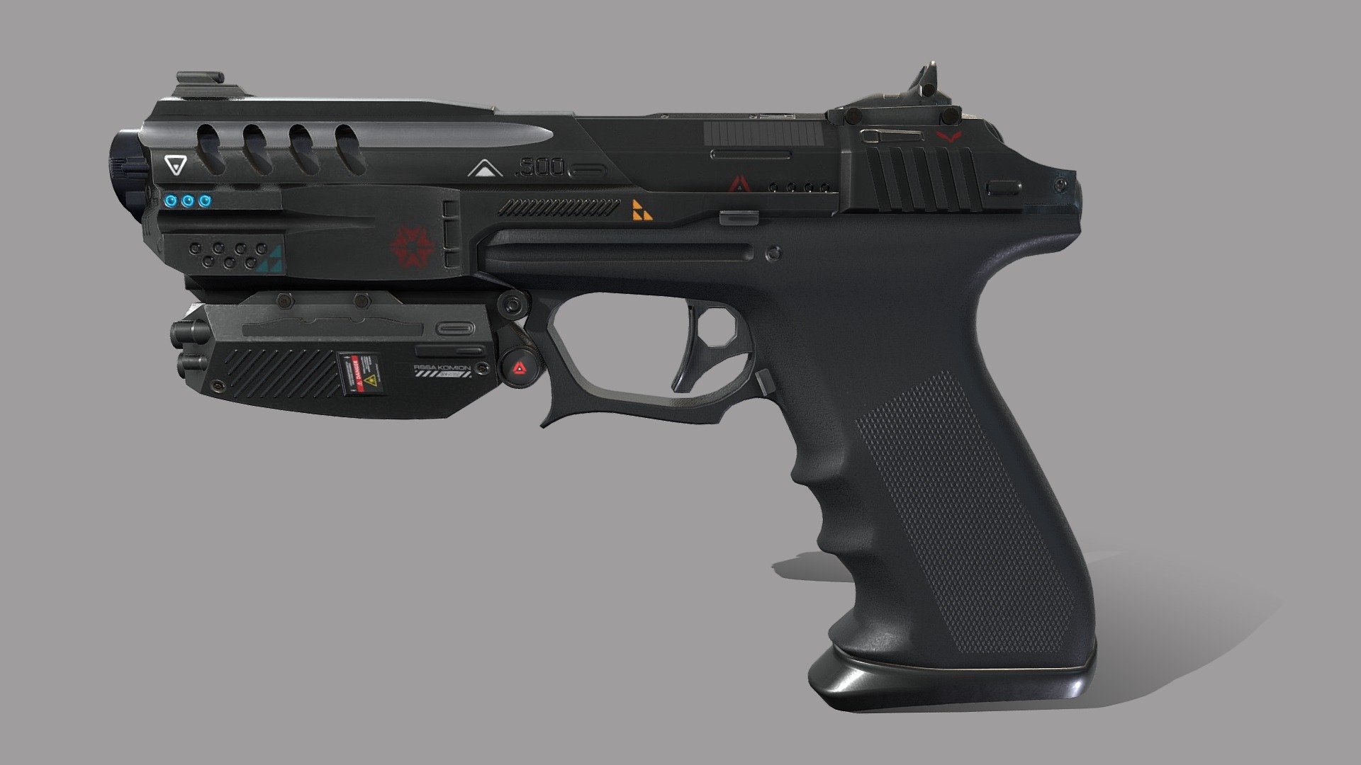 Pistol 3d model