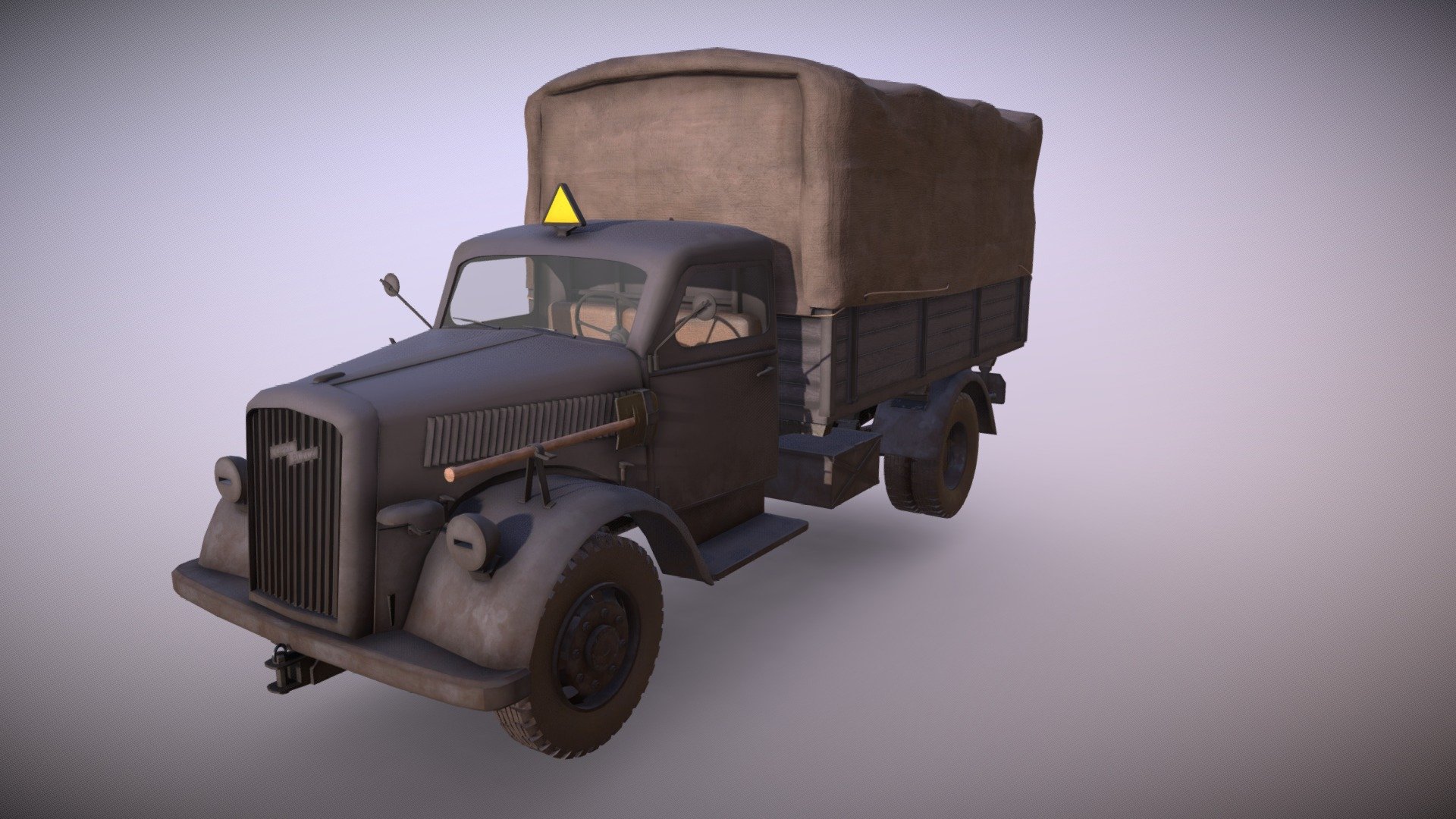 Opel Blitz WWII 3d model