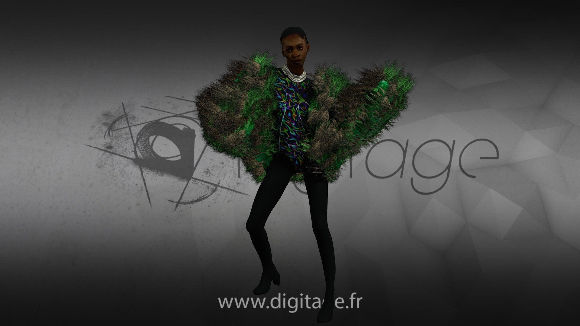 RizPoli look 8 3d model