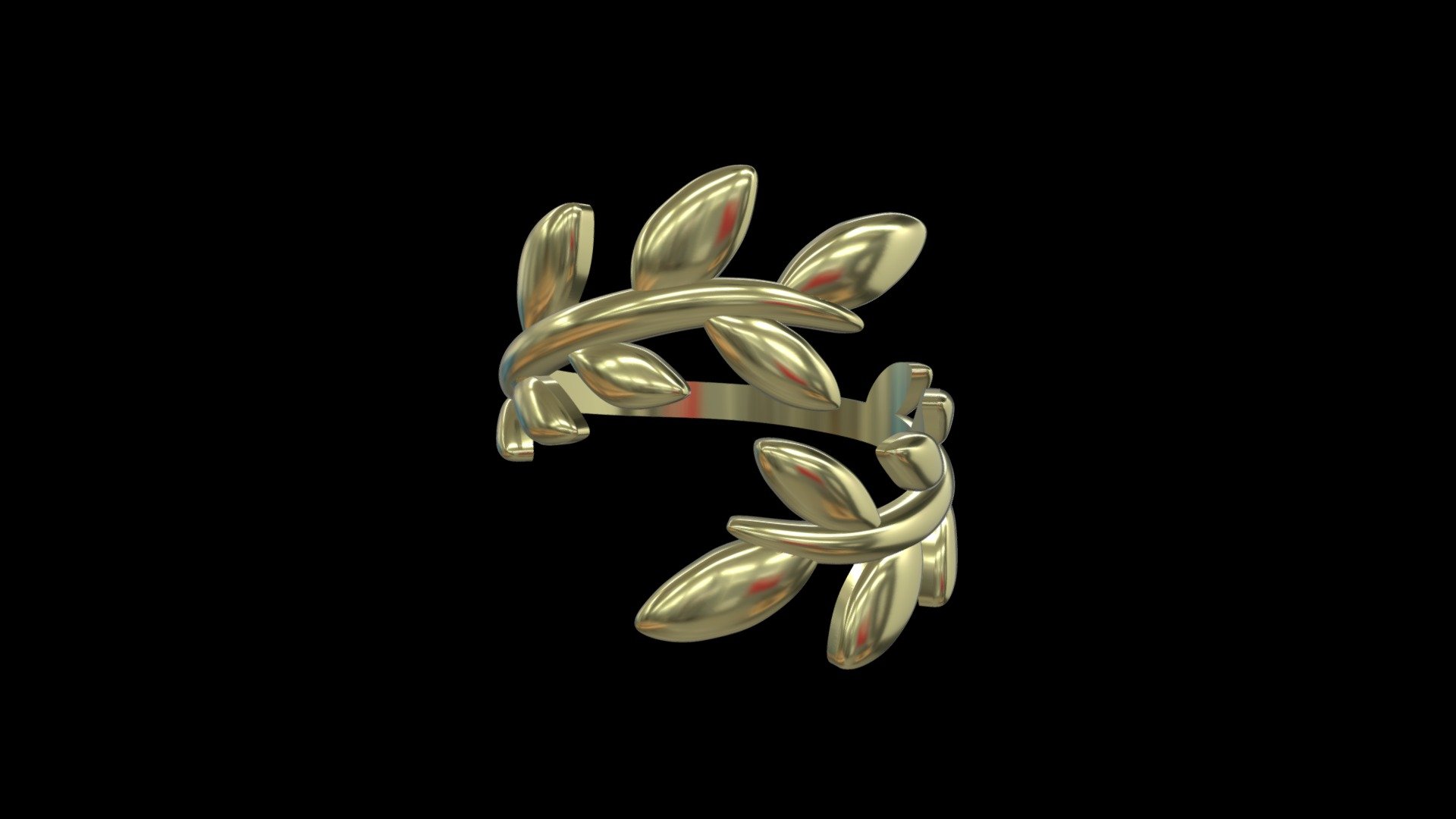 Olive tree ring 3d model