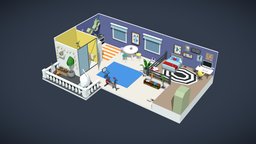 Low Poly Apartment n4