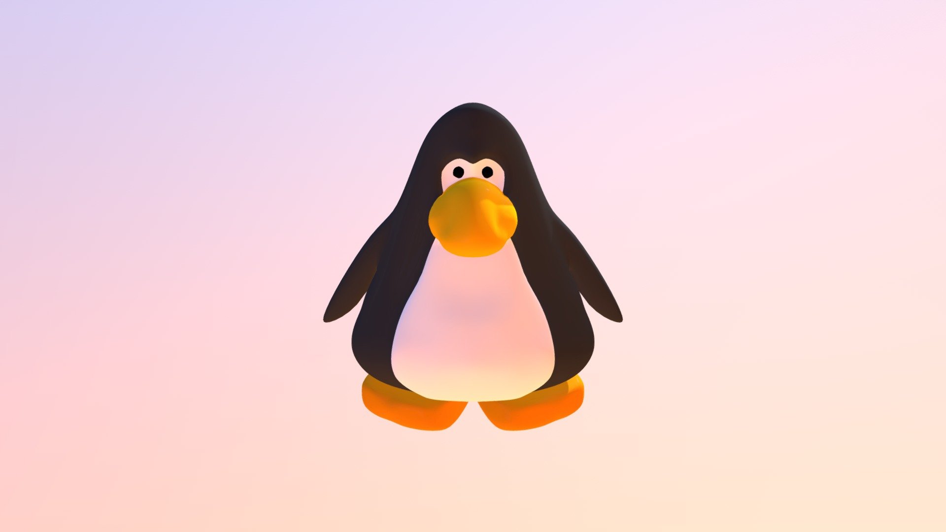 Penguin (Club Penguin) 3d model