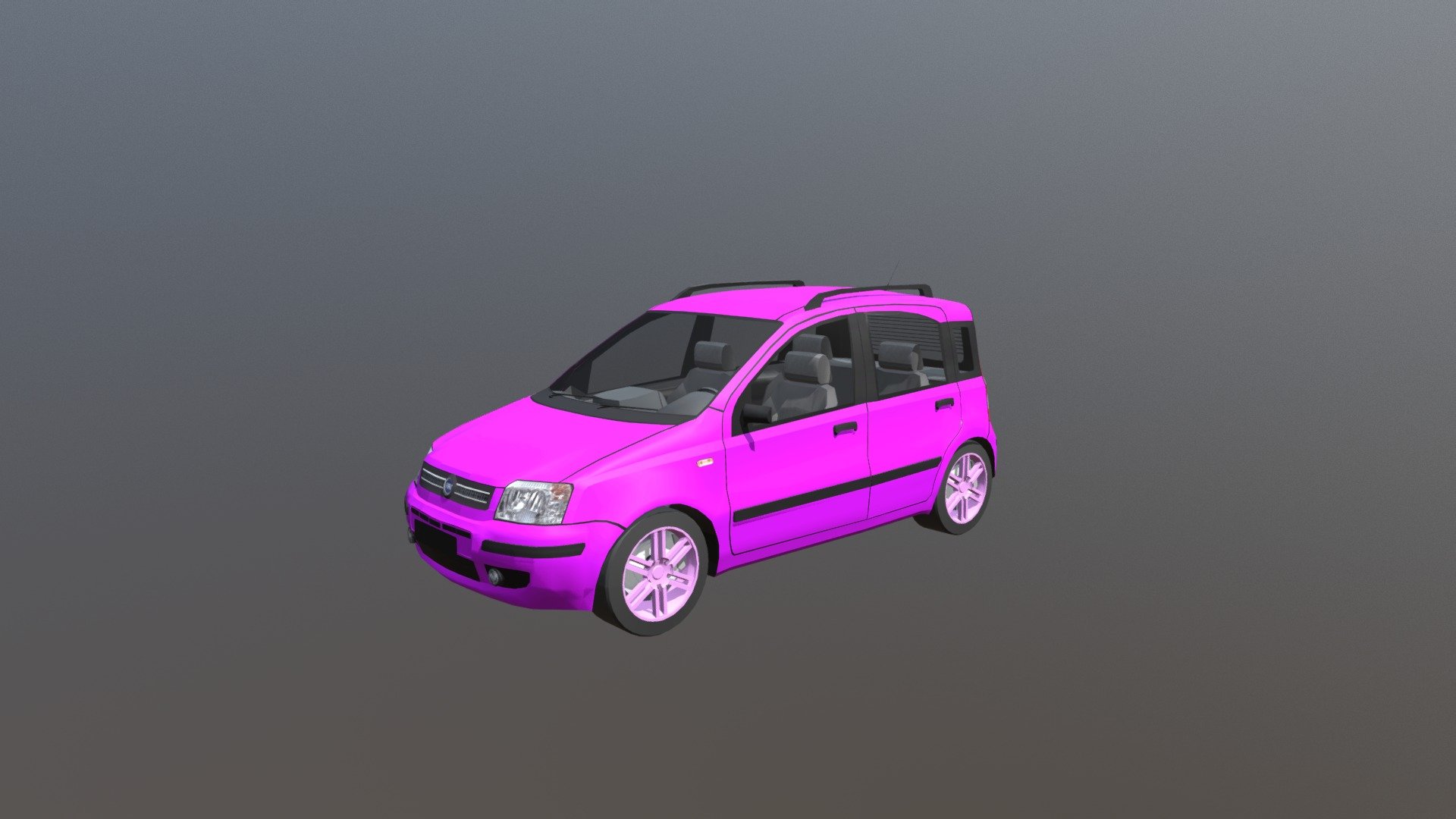 Fiat Panda (2004) 3d model