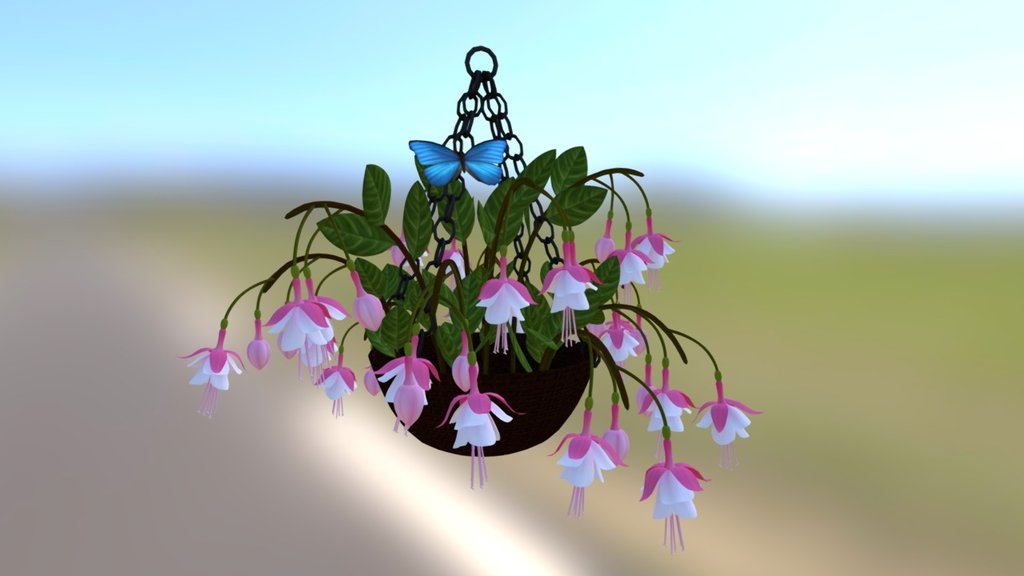 Hanging Basket 3d model