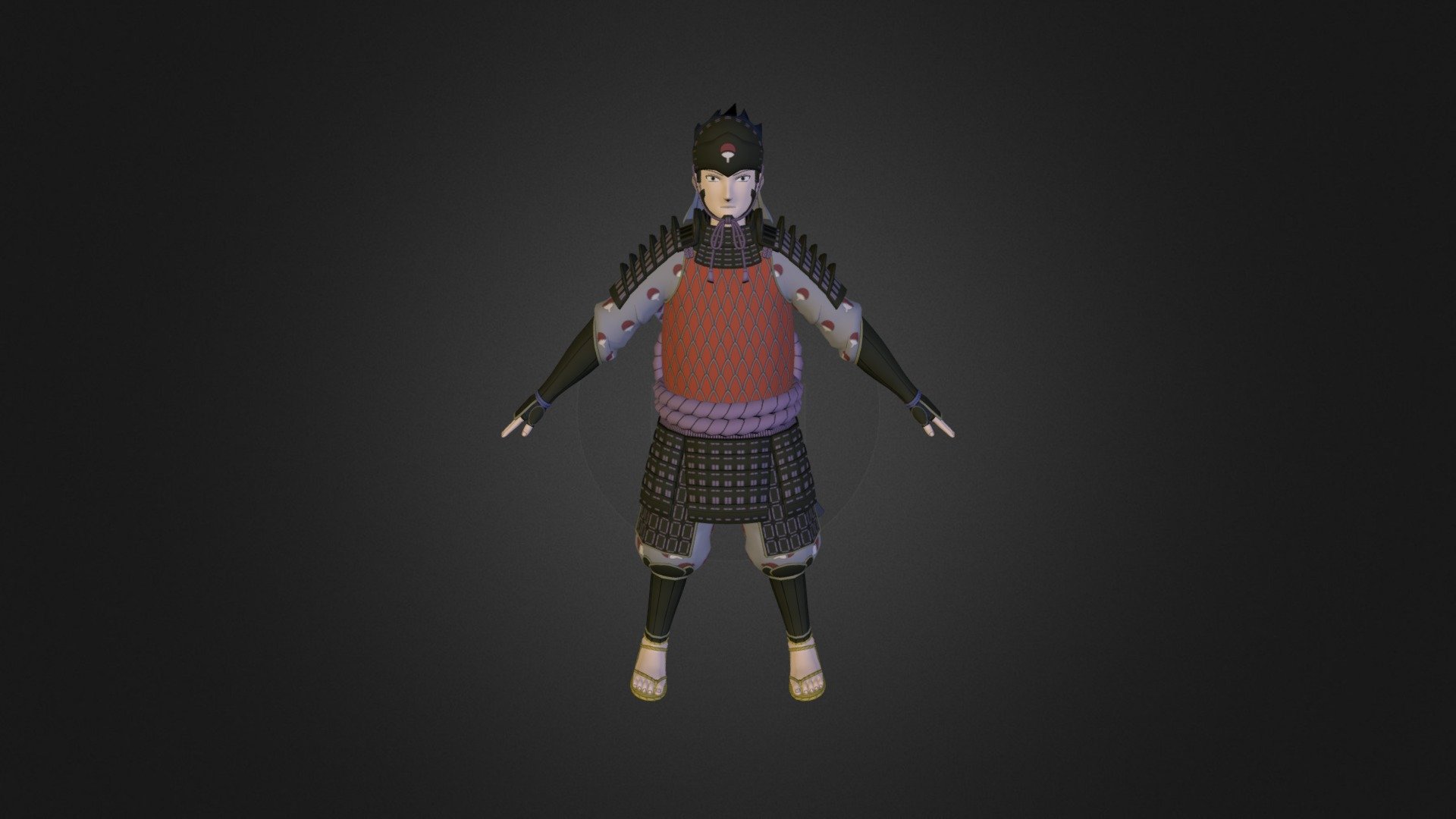 Sasuke Samurai 3d model