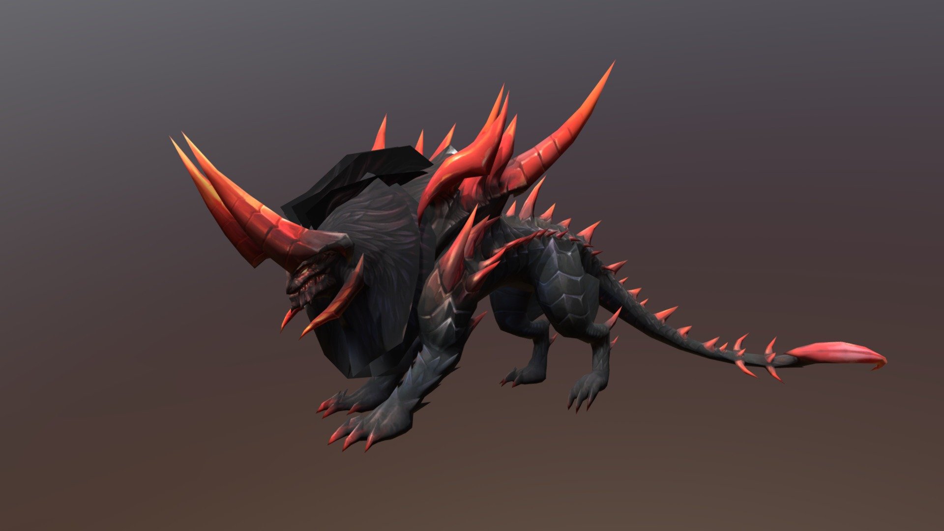 Monster Low Poly 3d model