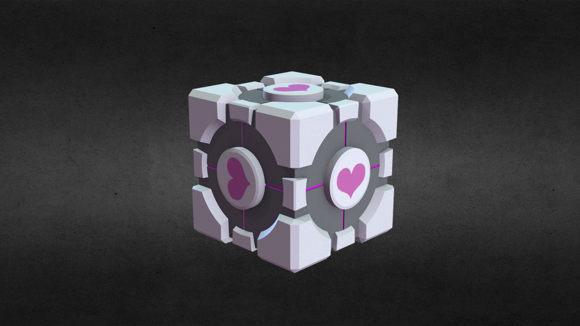 Companion Cube 3d model